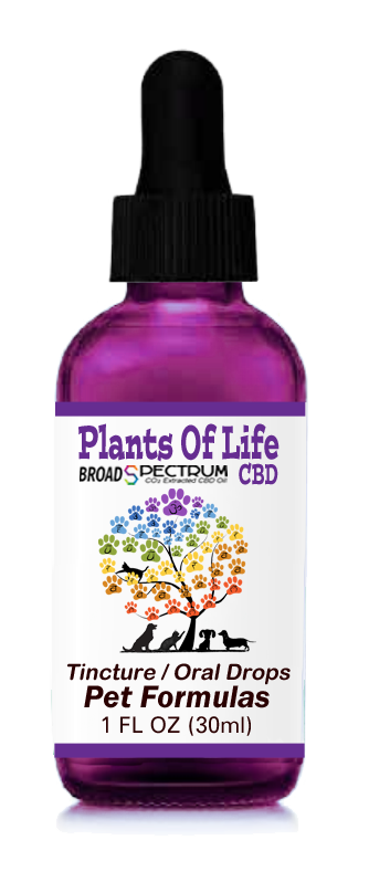 Plants Of Life  - ORAL DROPS / TINCTURES -  FOR PETS (Dogs and Cats)